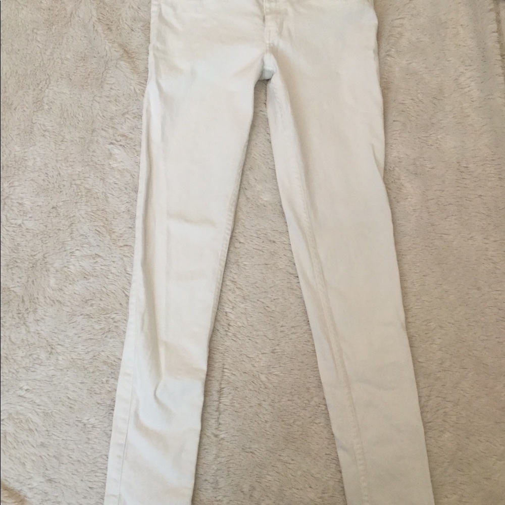 Hollister white denim pants - Picture 4 of 6